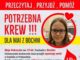 Potrzebna krew dla 10-letniej Mai z Bochni