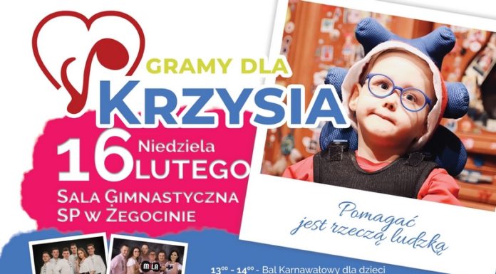 Żegocina. W lutym duży koncert charytatywny. Wiele atrakcji i trzy gwiazdy wieczoru