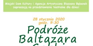 MDK: We wtorek teatrzyk „Podróże Baltazara Gąbki”