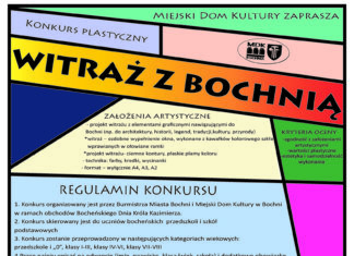 Konkurs MDK z okazji imienin Króla: Witraż z Bochnią