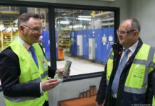 Prezydent Andrzej Duda odwiedził zakład produkcyjny w Brzesku