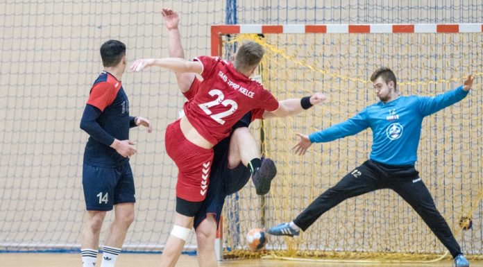 Ręczna. Przegrana MOSiR z SMS II ZPRP Kielce – ZDJĘCIA