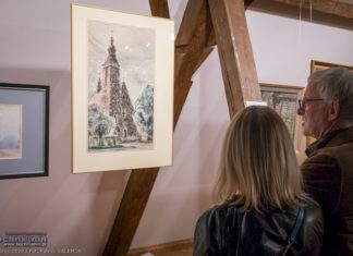 Perły miasta i okolic. Otwarto wystawę malarstwa Waleriana Kasprzyka – ZDJĘCIA