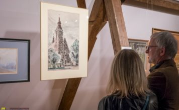 Perły miasta i okolic. Otwarto wystawę malarstwa Waleriana Kasprzyka – ZDJĘCIA