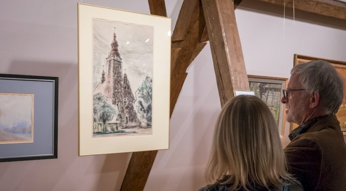 Perły miasta i okolic. Otwarto wystawę malarstwa Waleriana Kasprzyka – ZDJĘCIA