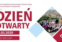 W czwartek Dzień Otwarty w CKZiU w Łapanowie