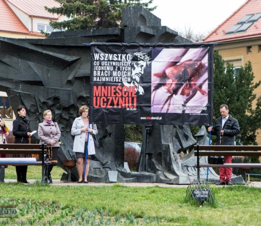 Bochnia. Modlili się o powstrzymanie aborcji i koronawirusa