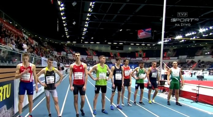 Andrzej Kowalczyk z brązowym medalem Halowych Mistrzostw Polski na 1500 m – WIDEO