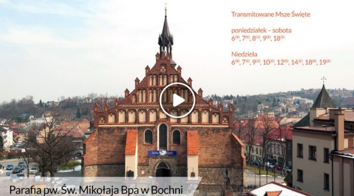 Bochnia. Internetowe transmisje mszy w Bazylice i kościele św. Pawła