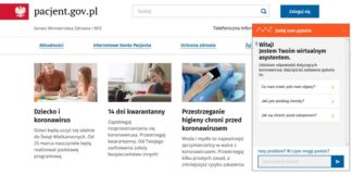 NFZ: na portalu pacjent.gov.pl dostępny czatbot ws. koronawirusa