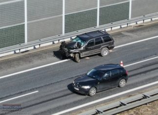 Damienice. Zderzenie na A4. Autostrada była zablokowana