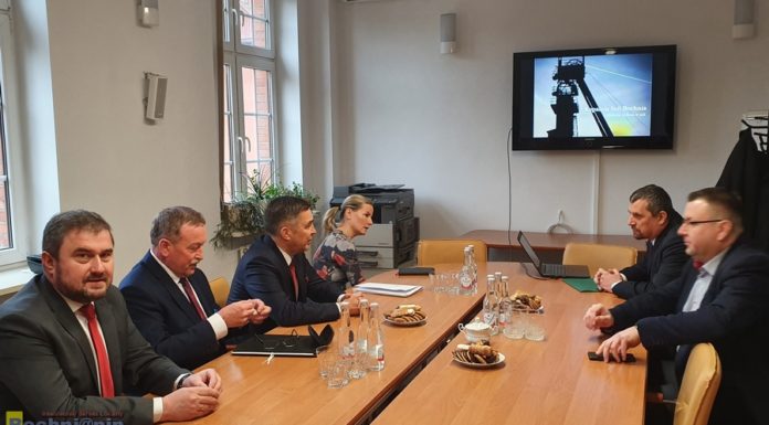 Minister Zbigniew Gryglas odwiedził bocheńską kopalnię