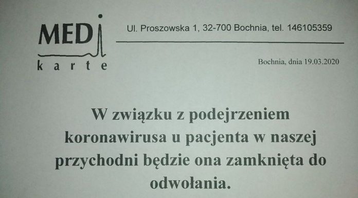 Zamknięto poradnię dla dorosłych w przychodni Medikarte. U pacjenta podejrzewano koronawirusa