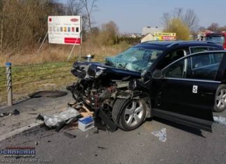 Trzy osoby ranne w wypadku na DK75 koło Brzeska