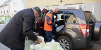 Magistrat przekazał maseczki oraz płyn do dezynfekcji służbom medycznym i mundurowym