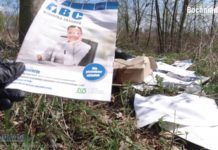 Materiały ZUS-u porzucone w krzakach nad Rabą w Bochni – WIDEO