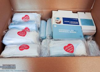 Bocheński szpital dostał maseczki od Fundacji WOŚP