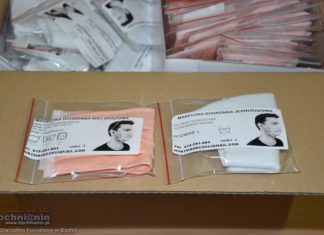 Bochnia. 2 tys. maseczek od starostwa rozdadzą policjanci