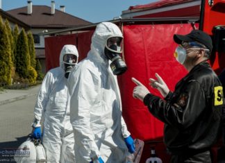 Koronawirus. Duża akcja odkażania w DPS w Bochni – ZDJĘCIA, WIDEO