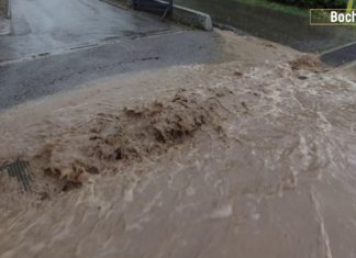 Gwałtowna ulewa w Łapczycy – WIDEO