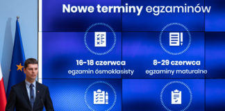 Szkoły zamknięte do 24 maja. Matura rozpocznie się 8 czerwca