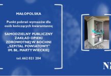 Punkt do testów na koronawirusa dla osób, które kończą kwarantannę. Także w Bochni