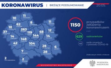 Koronawirus w Małopolsce. Więcej ozdrowieńców niż chorych