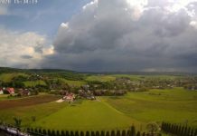 Burzowy dzień w Łapczycy – WIDEO