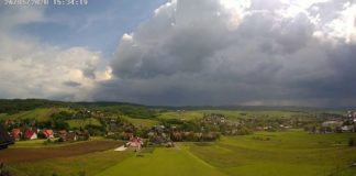 Burzowy dzień w Łapczycy – WIDEO