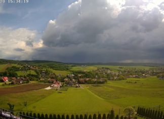 Burzowy dzień w Łapczycy – WIDEO