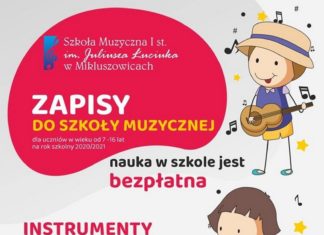 Nabór do szkoły muzycznej w Mikluszowicach