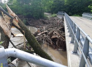 Wielomilionowe straty po powodzi w gminie Łapanów – ZDJĘCIA