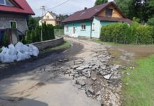 Po powodzi Gmina Łapanów szacuje straty na 17 mln zł