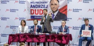 Bochnia. Patryk Jaki i Solidarna Polska ostrzegali przed Europą, zachęcając do głosowania na Andrzeja Dudę