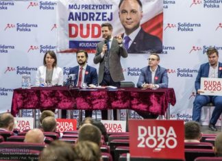 Bochnia. Patryk Jaki i Solidarna Polska ostrzegali przed Europą, zachęcając do głosowania na Andrzeja Dudę