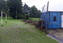 Łapanów. „Katastrofa!” Powódź zdewastowała obiekty sportowe – ZDJĘCIA, WIDEO