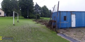 Łapanów. „Katastrofa!” Powódź zdewastowała obiekty sportowe – ZDJĘCIA, WIDEO