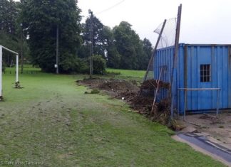 Łapanów. „Katastrofa!” Powódź zdewastowała obiekty sportowe – ZDJĘCIA, WIDEO