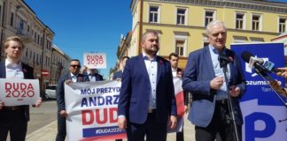 Tarnów-Bochnia. Porozumienie zachęcało do głosowania na Andrzeja Dudę