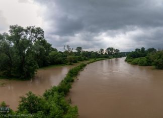 Wielka woda w Rabie i Babicy – ZDJĘCIA