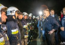 Prezydent Andrzej Duda w zalanym Łapanowie – ZDJĘCIA