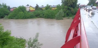 Raba w Proszówkach przekroczyła stan alarmowy – WYKRES