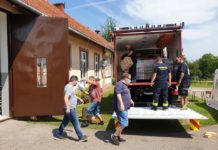 Partnerski Powiat Saarlouis pomógł powodzianom z Gminy Łapanów – ZDJĘCIA