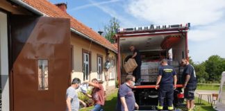 Partnerski Powiat Saarlouis pomógł powodzianom z Gminy Łapanów – ZDJĘCIA