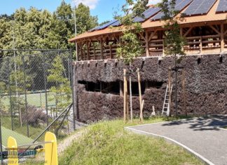 Tężnia do poprawki. Wymiana części tarniny