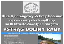 W niedzielę impreza wędkarska „Pstrąg Doliny Raby”
