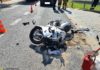Niepołomice. Groźny wypadek motocyklisty