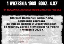 81. rocznica niemieckiej agresji na Polskę. Program uroczystości w Bochni