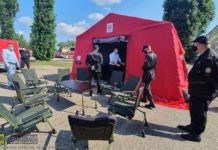 Namioty do walki z Covid-19 dla OSP w Małopolsce