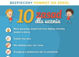 Szkoła w czasach pandemii. MEN przygotował „10 zasad dla ucznia”